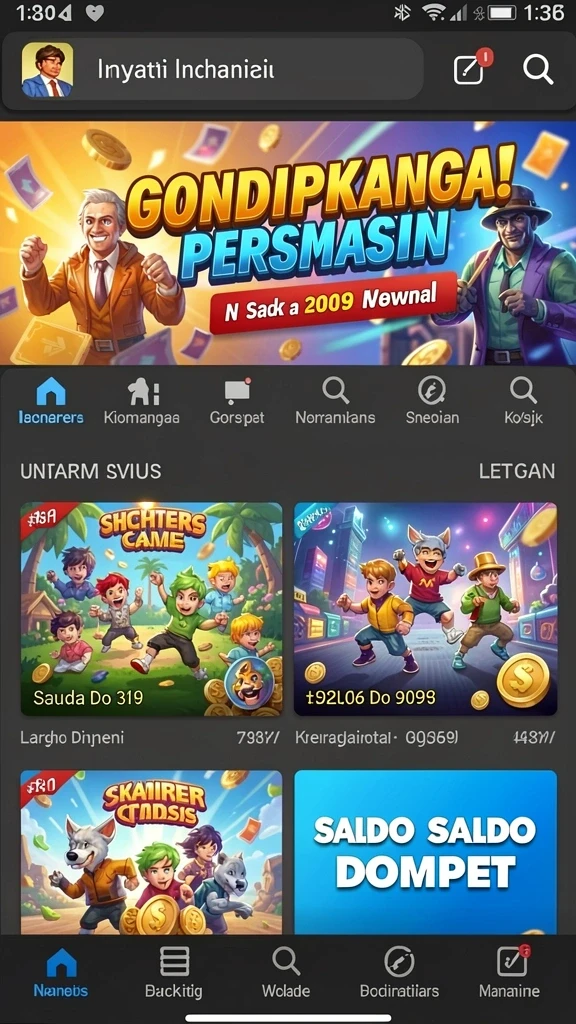 an777 - Screenshot AN777 menunjukkan bonus harian yang menarik.