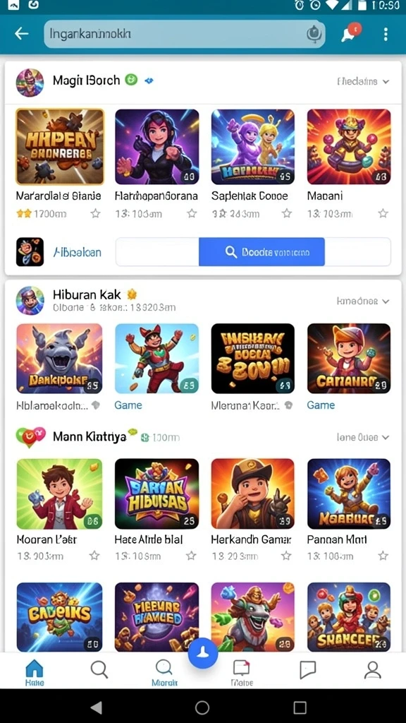 hujantoto - Tampilan awal aplikasi HUJANTOTO yang menarik dan berwarna.